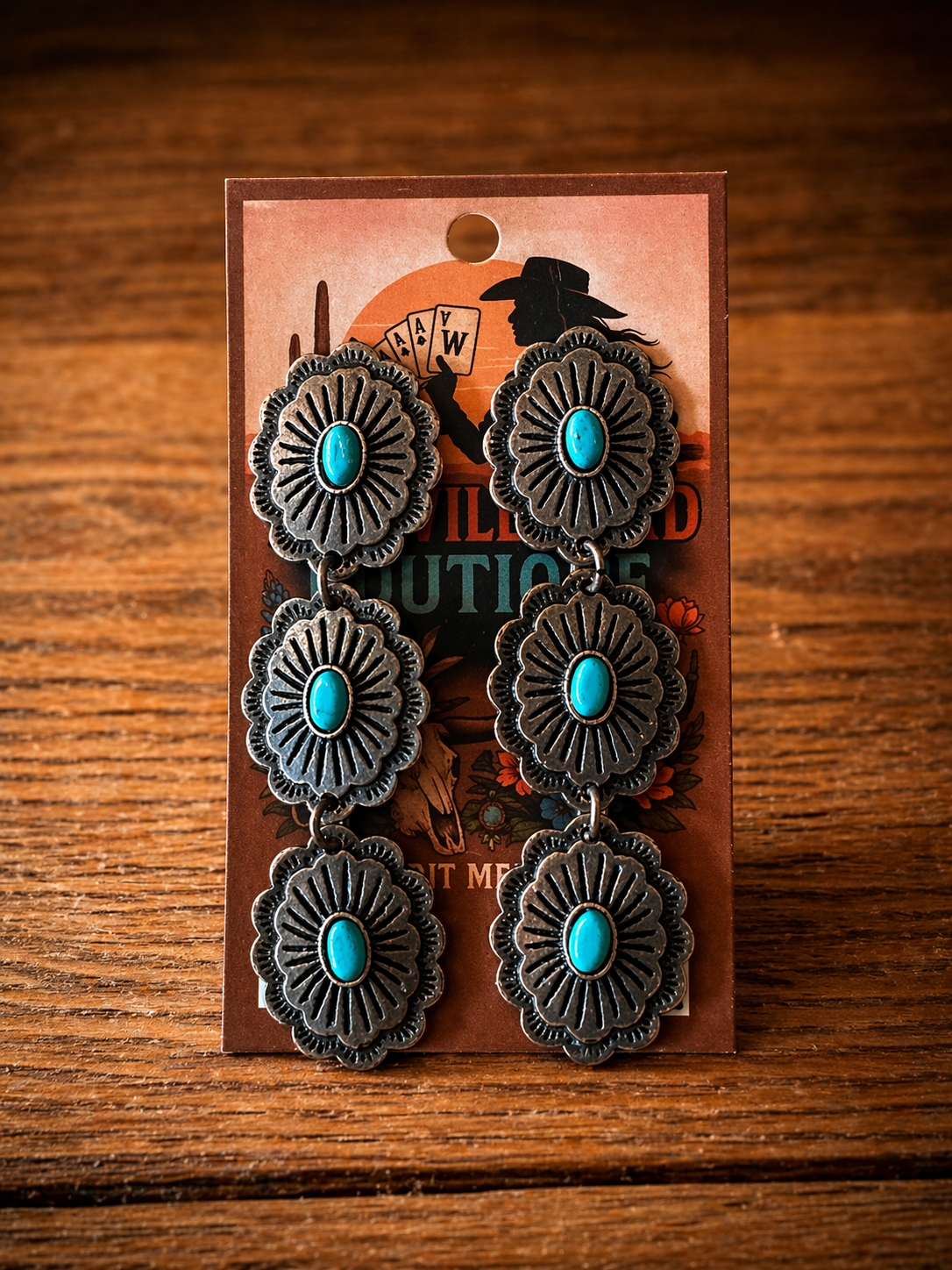 Triple Spur Concho Drops