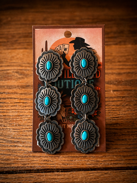Triple Spur Concho Drops