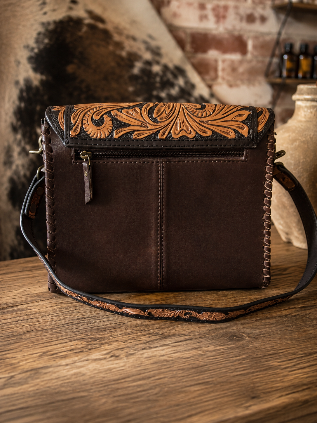 The Turquoise Bloom Crossbody