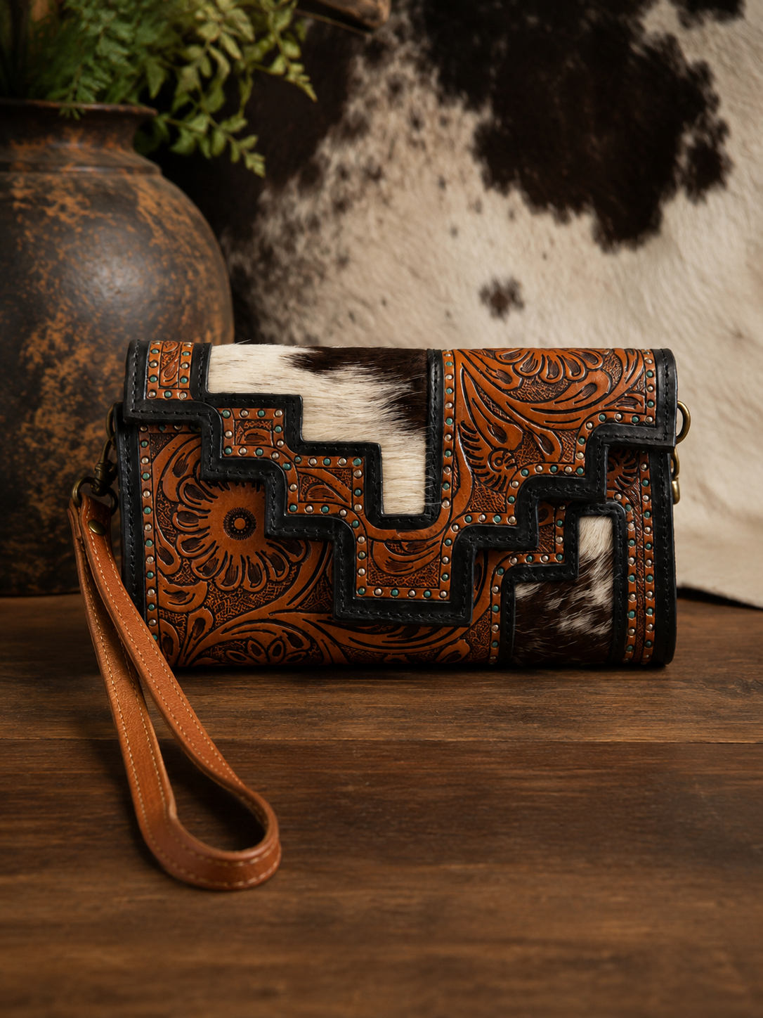 Western Willow Crossbody Wallet