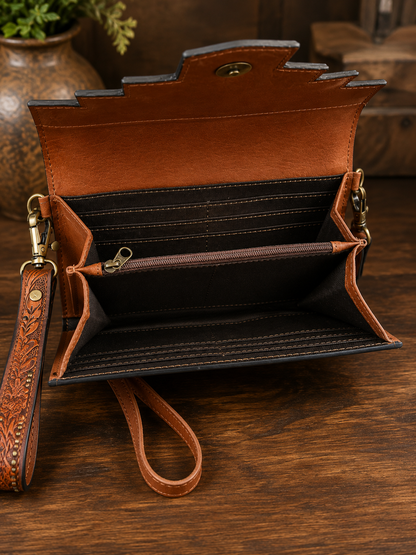 Western Willow Crossbody Wallet