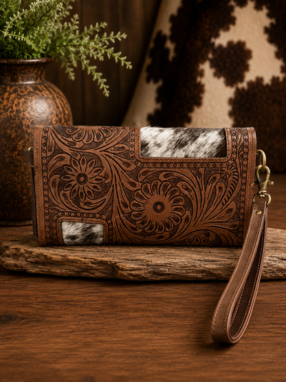 The Branded Bloom Crossbody Wallet