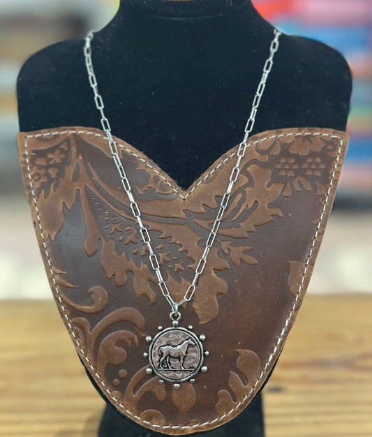 Lone Ranger Pendant Necklace