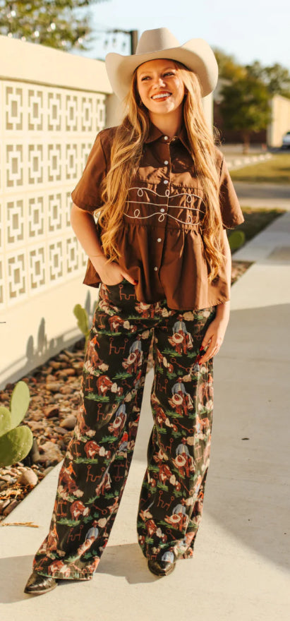 LOOPTY LOU S/S *CHOCOLATE