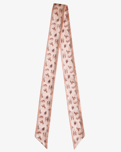 Saddle Club Silk Western Cowgirl Twilly Scarf