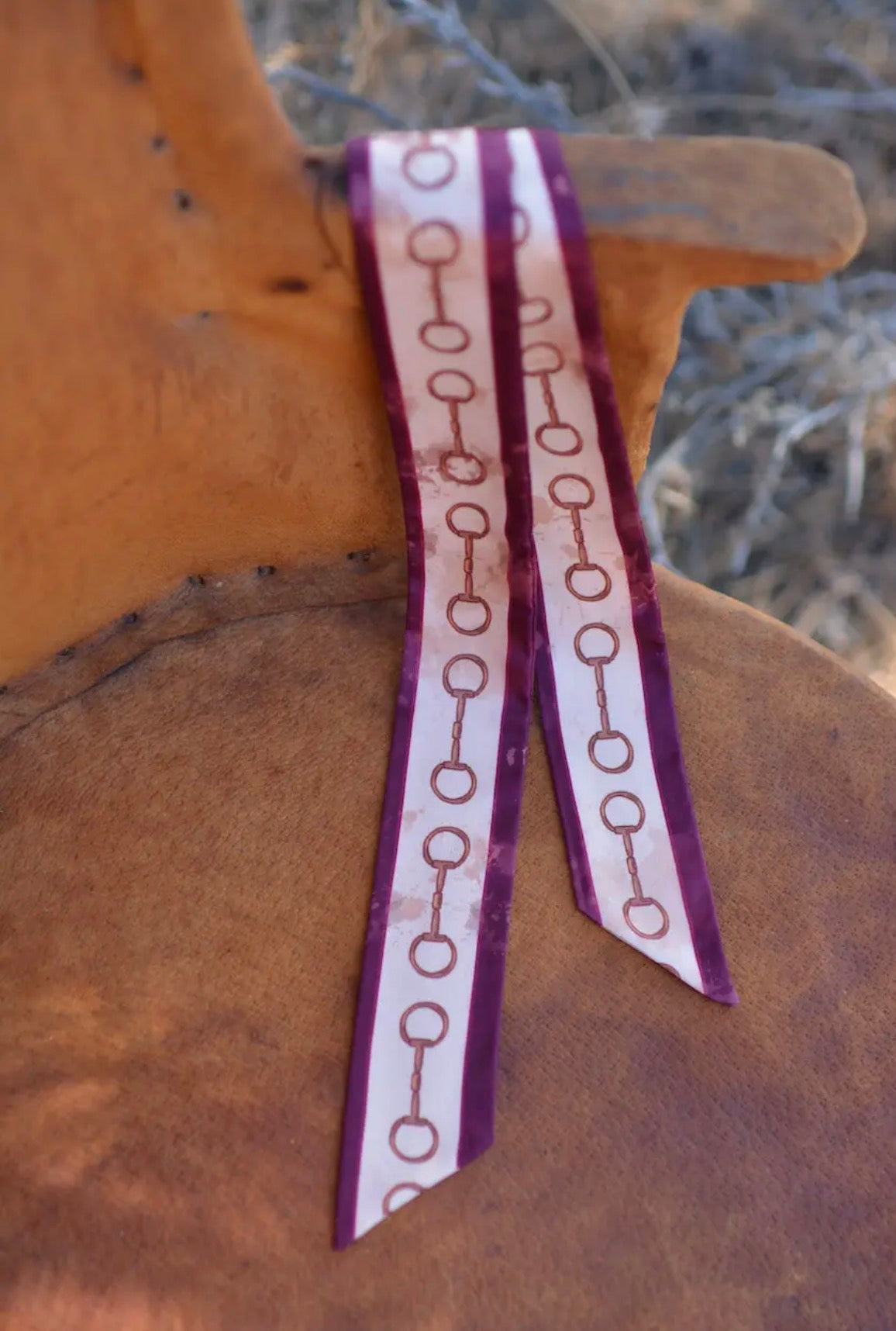 Show Day Dee Ring Snaffle Bit Western Twilly Scarf