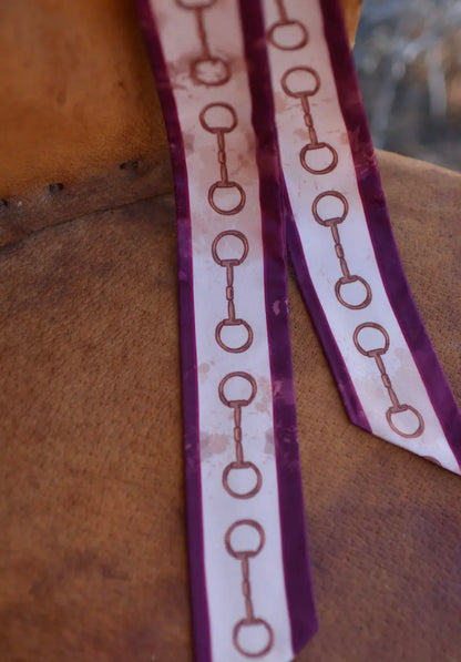 Show Day Dee Ring Snaffle Bit Western Twilly Scarf