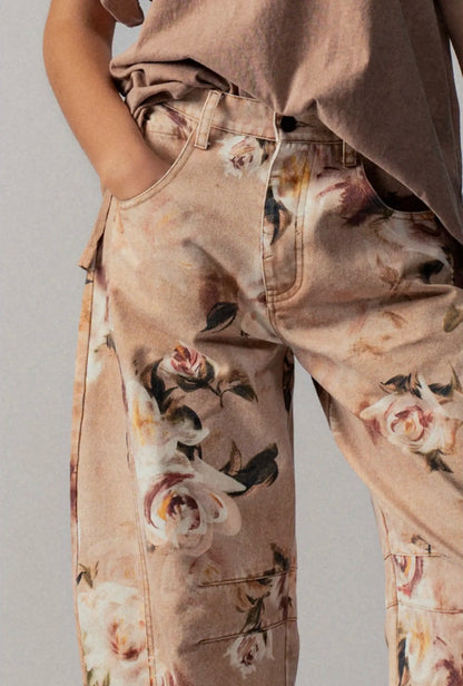 Prairie Rose Denim Pants