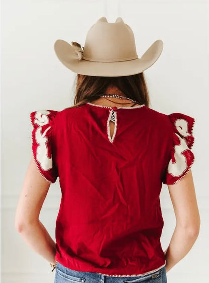Red Outlaw Blouse