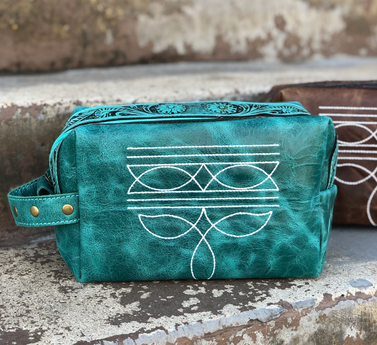 Turquoise Trail Dopp Kit
