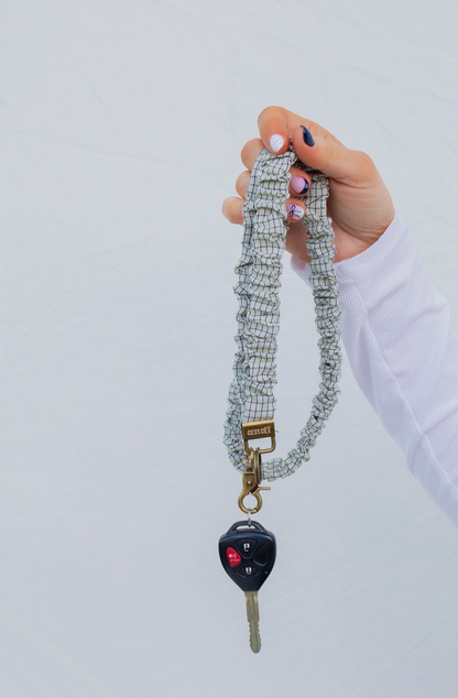 Pistachio Grid Lanyard