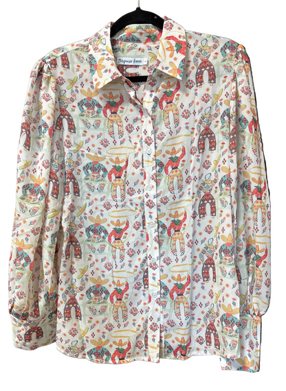 Roping Rodeo Button-Down