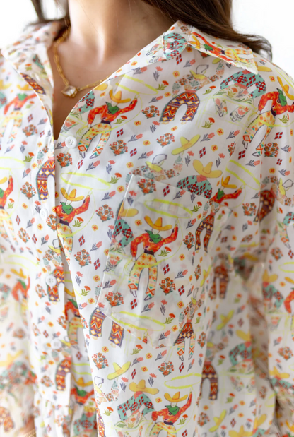 Roping Rodeo Button-Down