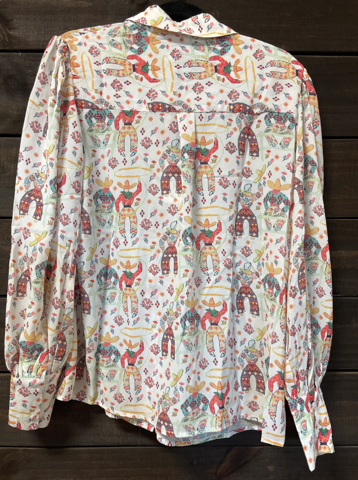 Roping Rodeo Button-Down