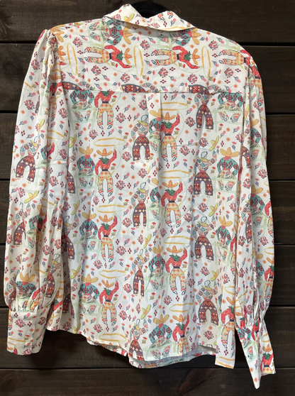 Roping Rodeo Button-Down