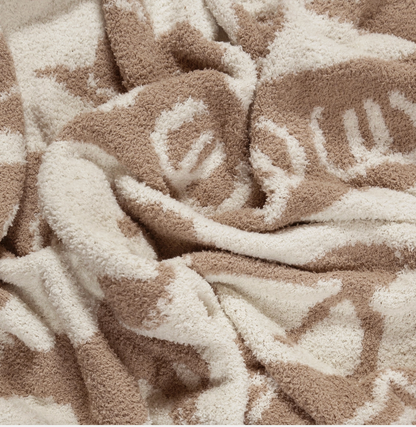 Wrangler Tan Rodeo Stretchy Throw Blanket