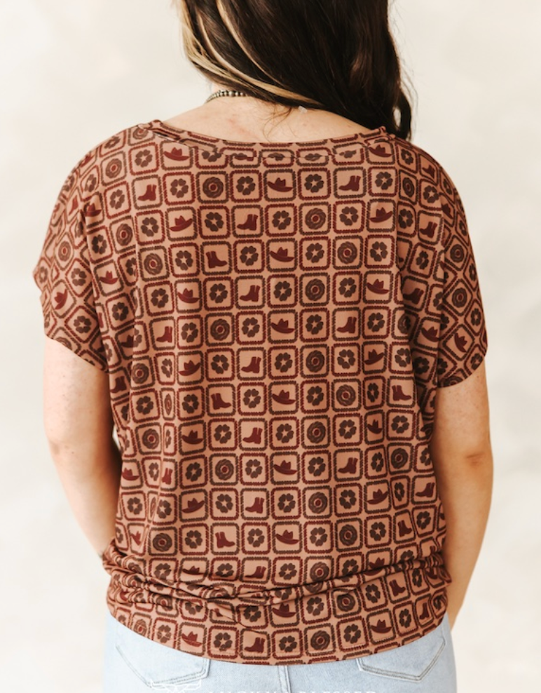 The Outlaw Mosaic Top