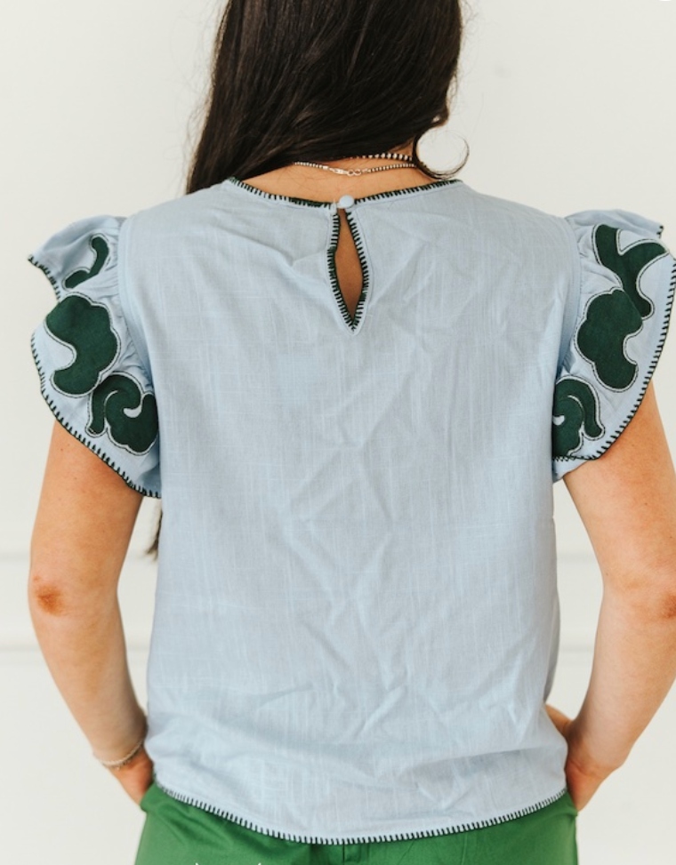 Jade Outlaw Blouse