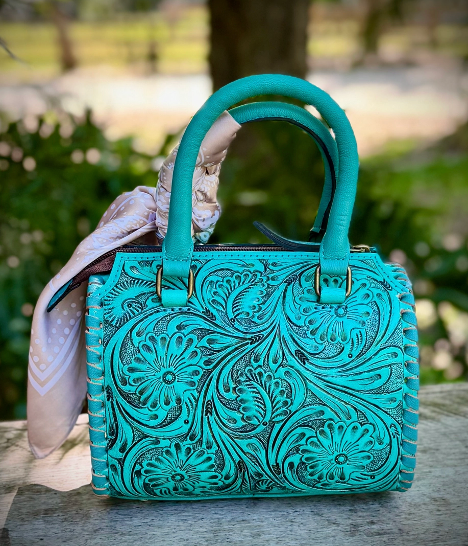 Turquoise Outlaw Tooled Speedy