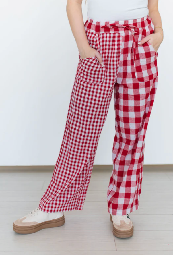 Red Dirt Picnic Gingham Pants