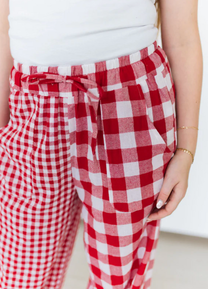 Red Dirt Picnic Gingham Pants