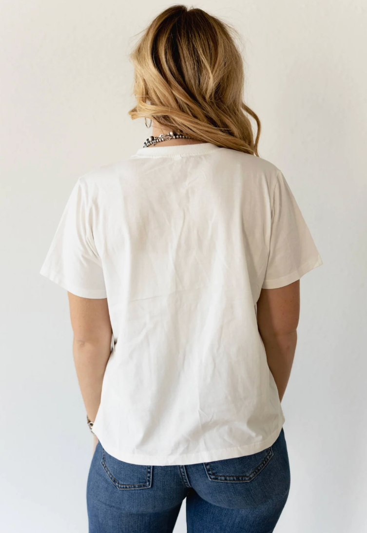 Howdy Cactus Embroidered Tee