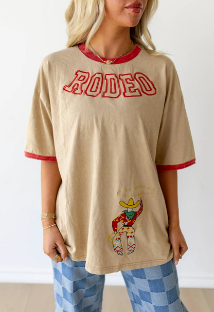 Red Ringer Rodeo Tee