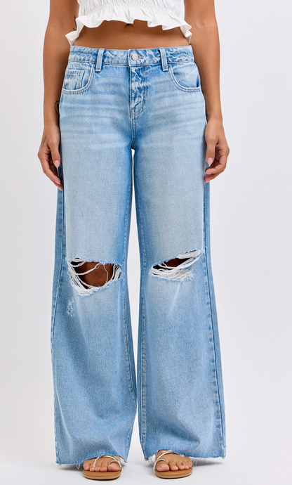 Outlaw Avenue Wide Leg Jeans