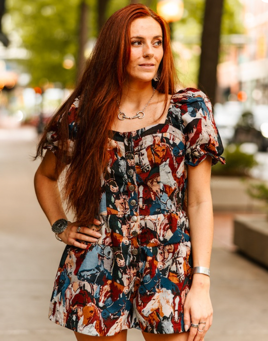Outlaw Rodeo Romper