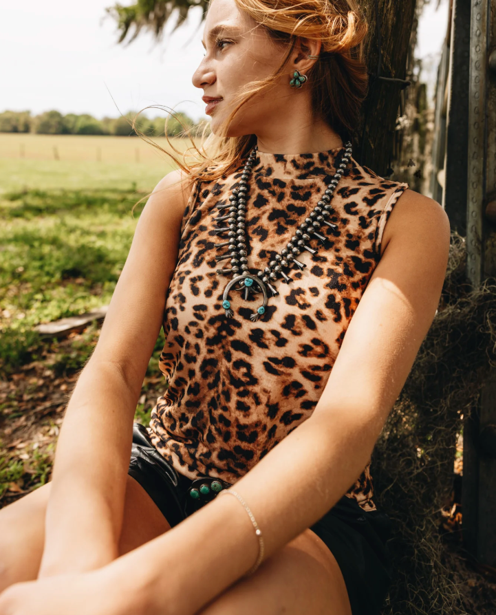 Turn Out Tank- Leopard