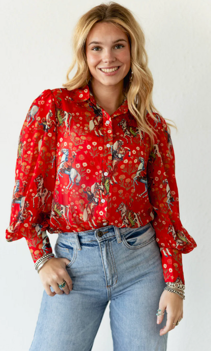Wild West Romance Blouse