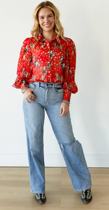 Wild West Romance Blouse