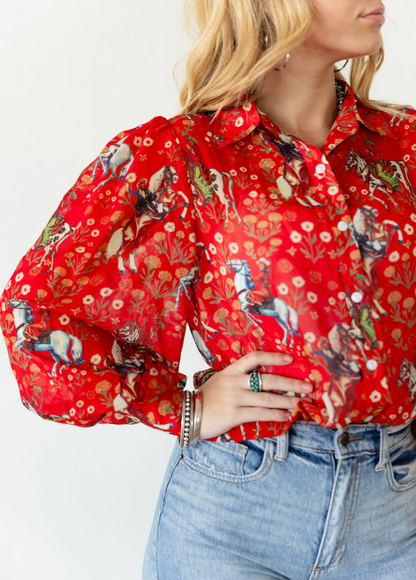 Wild West Romance Blouse