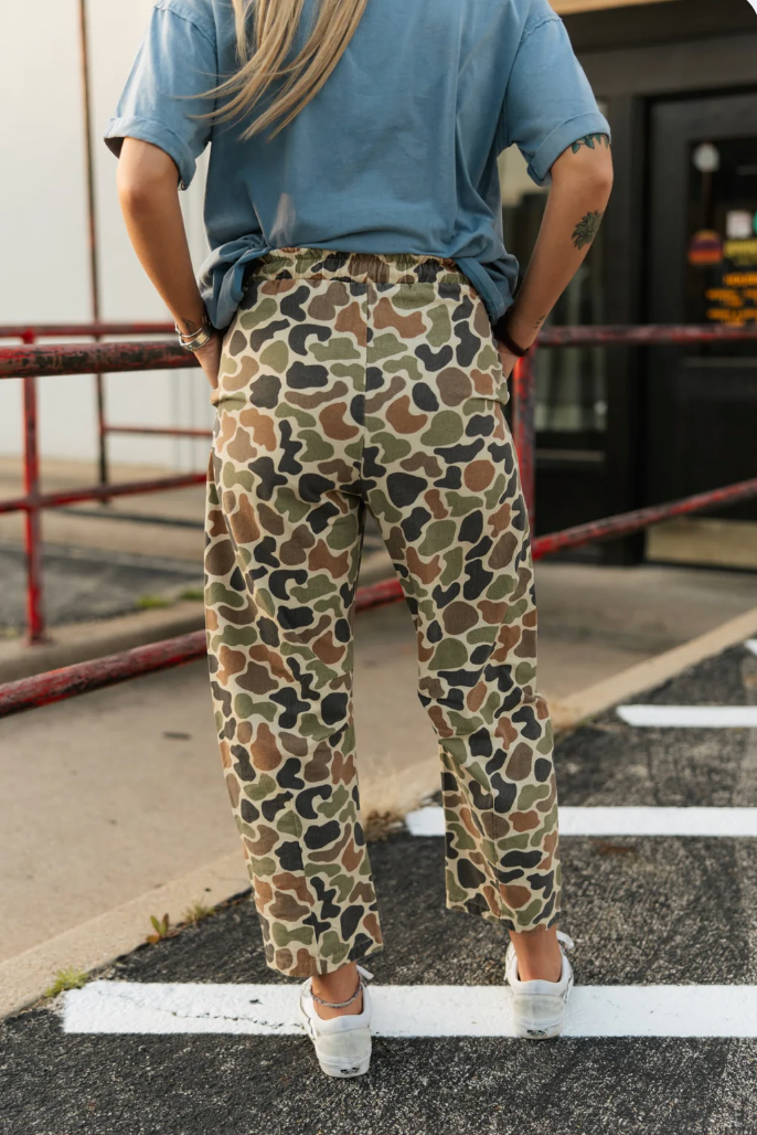 Duck Camo Drift Barrel Joggers