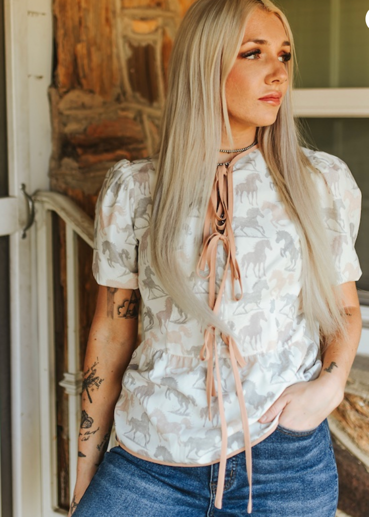 The Wild Mustang Blouse