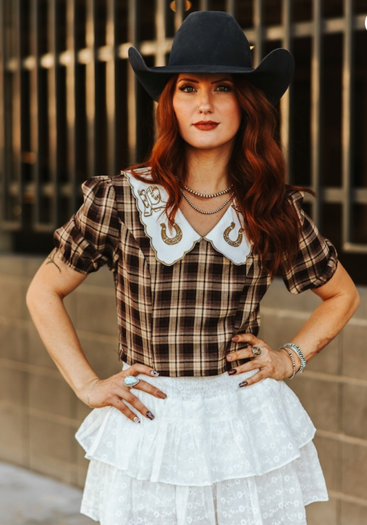 The Horseshoe Heiress Top