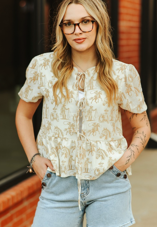 The Cowgirl Keepsake Blouse