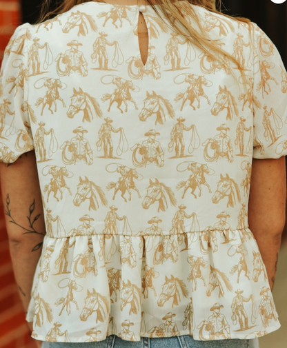 The Cowgirl Keepsake Blouse