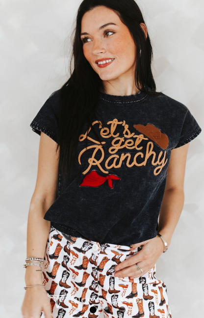 Ranchy Nights Mineral Tee