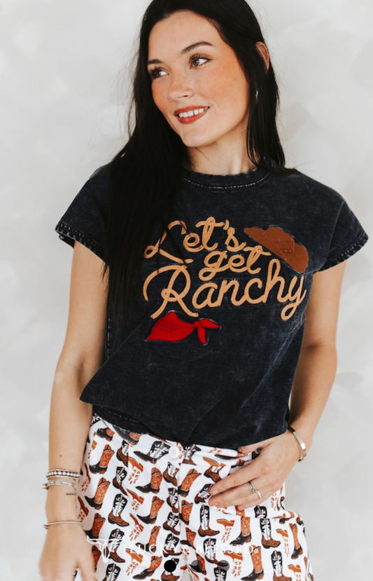 Ranchy Nights Mineral Tee