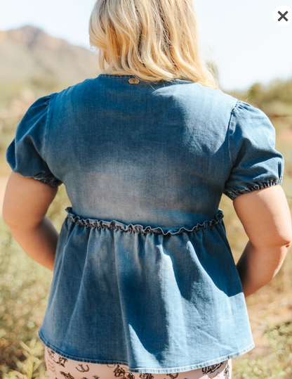 The Buckle Up Babydoll Top