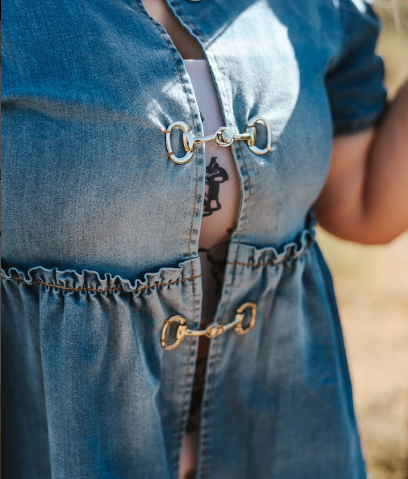 The Buckle Up Babydoll Top