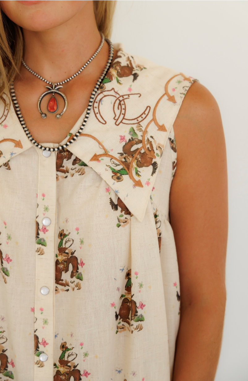 The Saddle Up Buttercup Dress