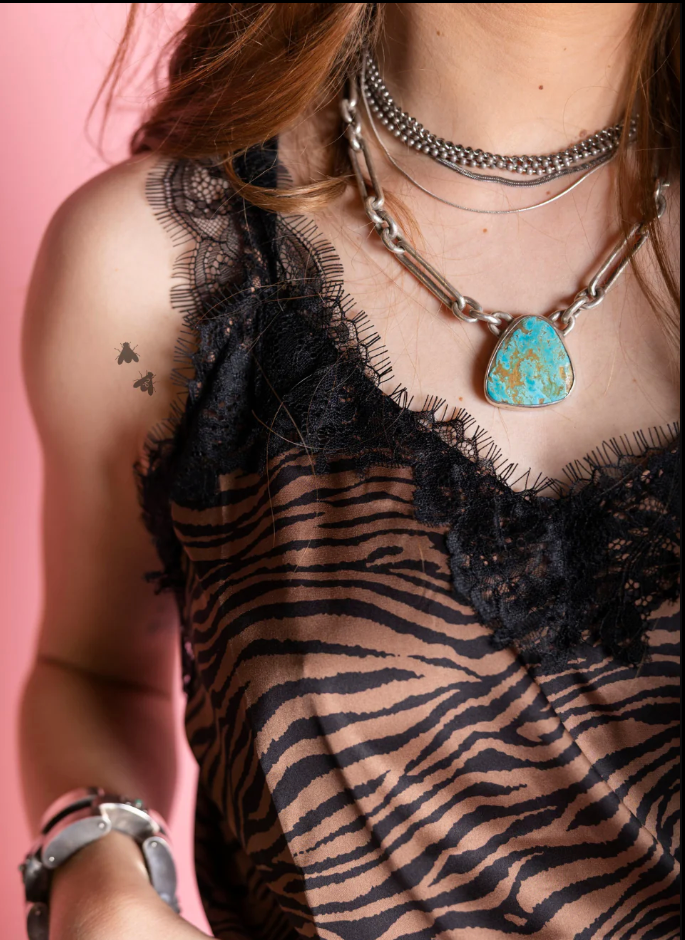 Wild Allure Tank *Zebra