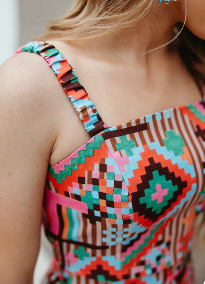 Funky Aztec Top