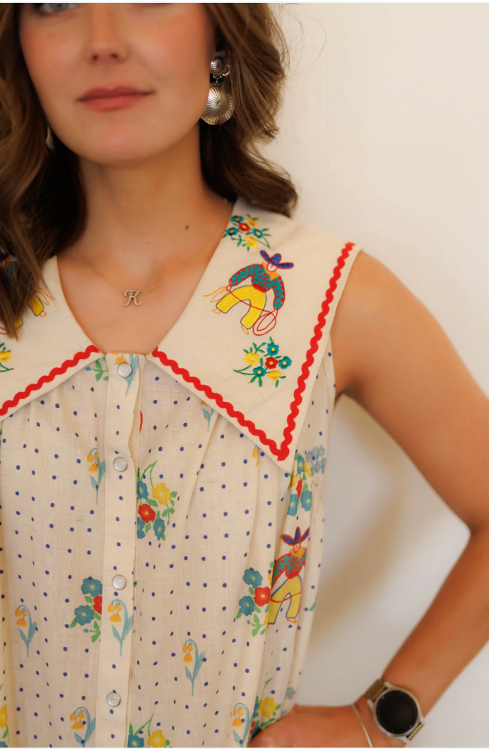 The Rodeo Rosette Dress