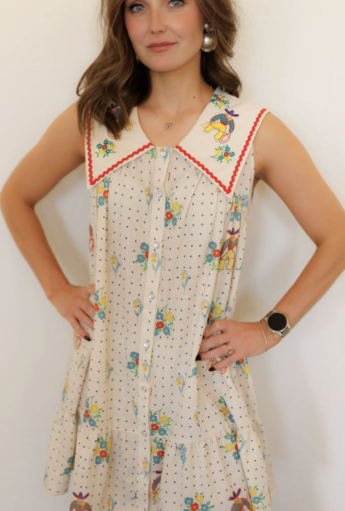 The Rodeo Rosette Dress