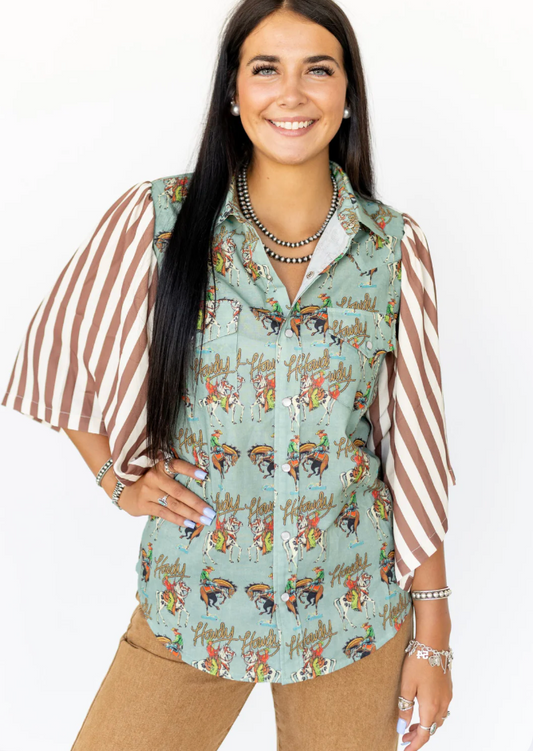 The Howdy Honey Button-Up