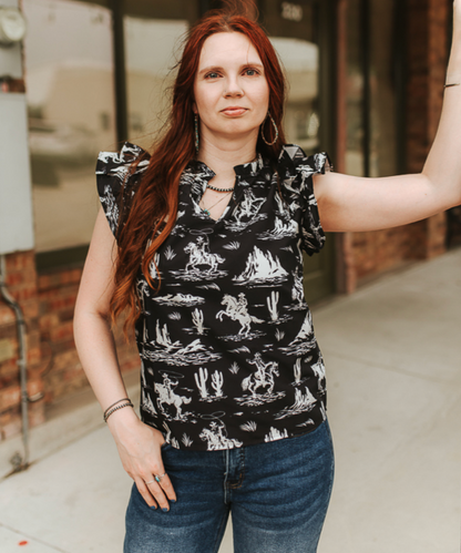 Outlaw Noir Blouse