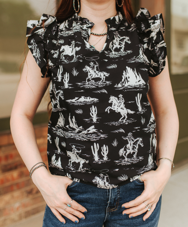 Outlaw Noir Blouse